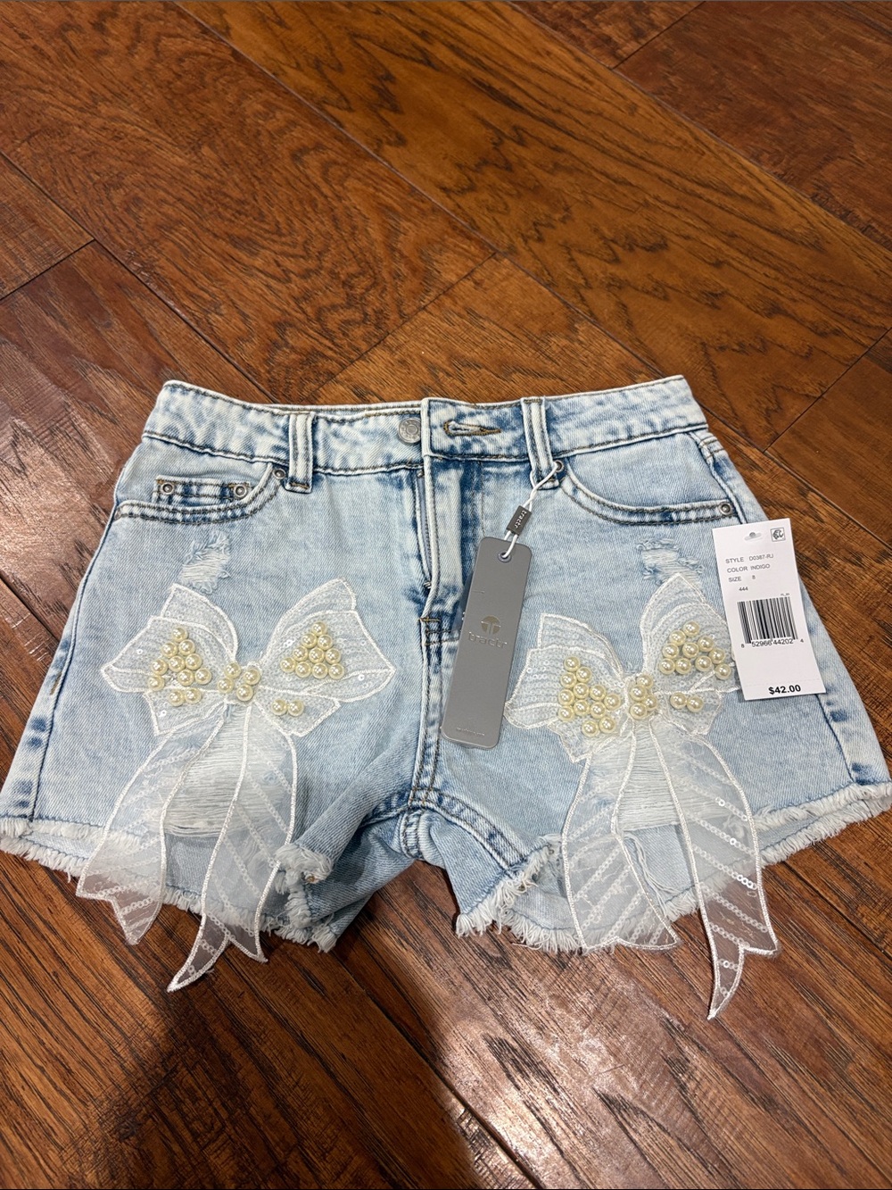 Little girls jeans shorts